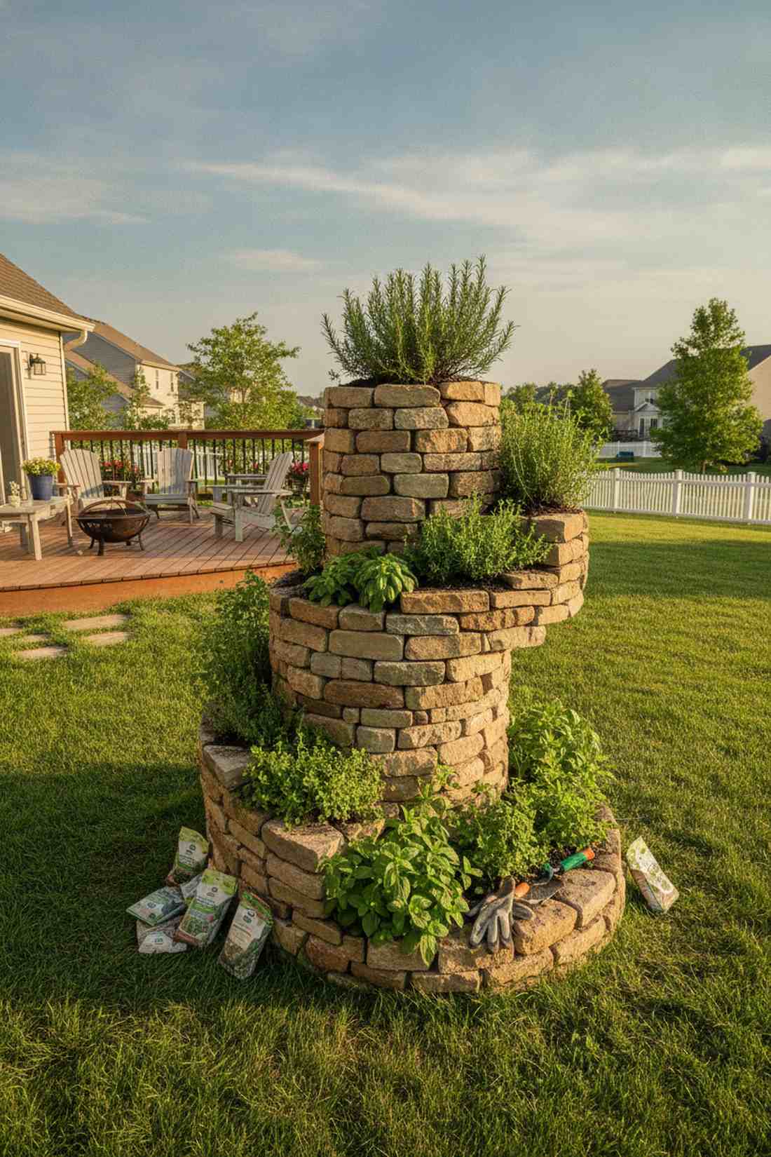 herb spiral