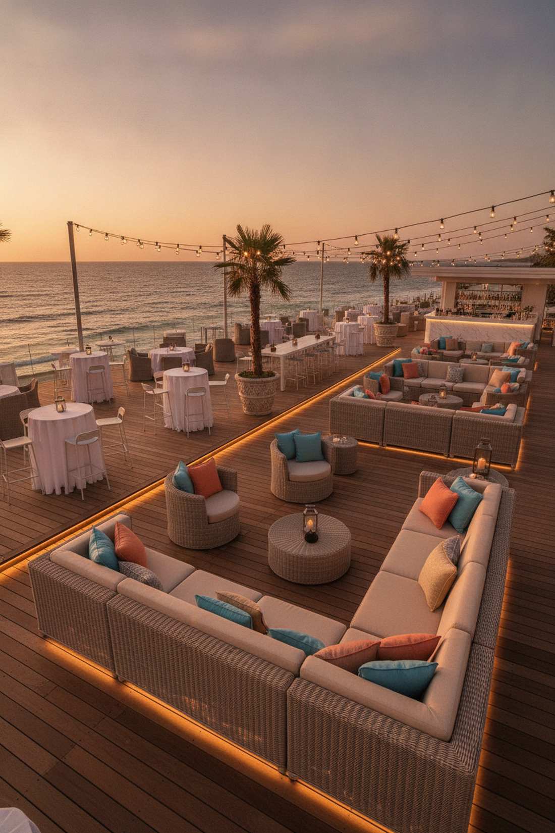 mixed lounge and dining zones