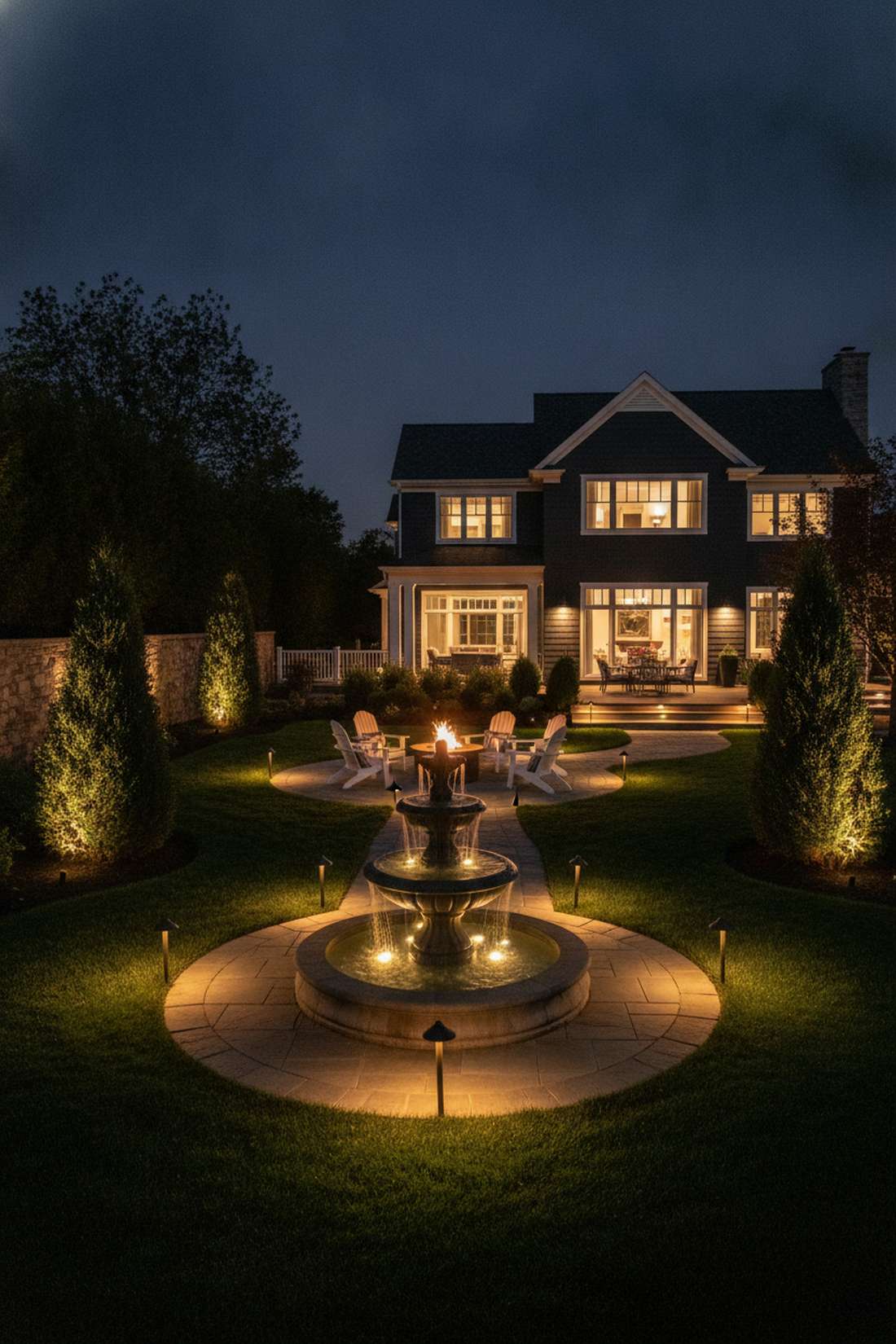 symmetrical lighting fixtures