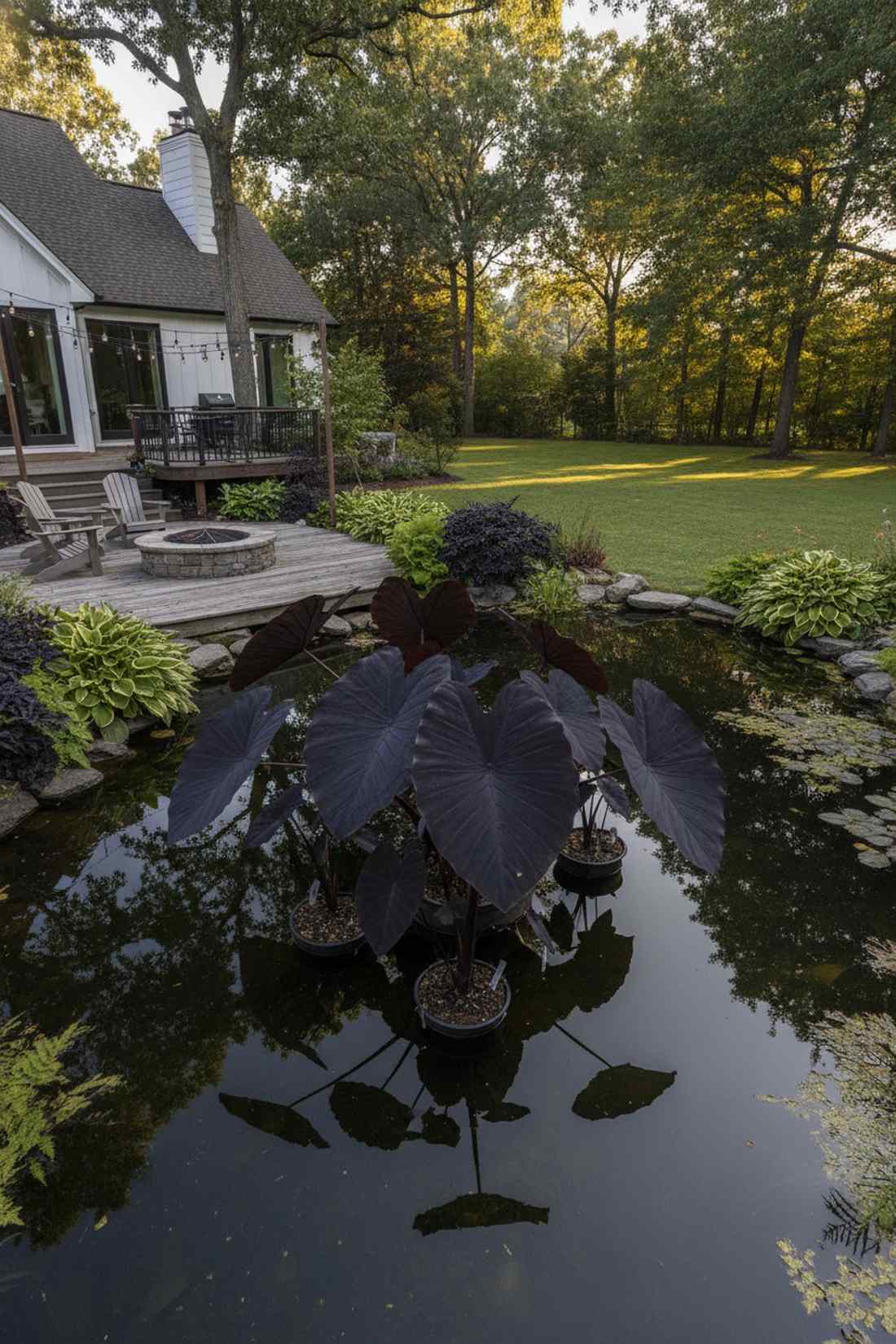 taro colocasia waterside