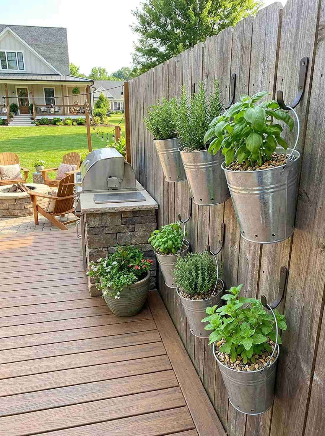 vertical herb garden