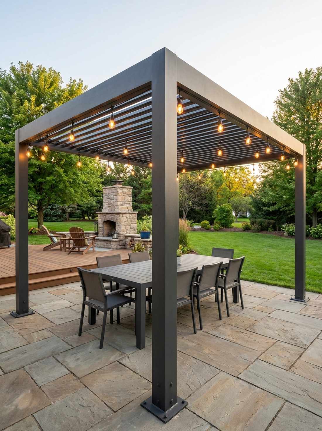 dining pergola structures
