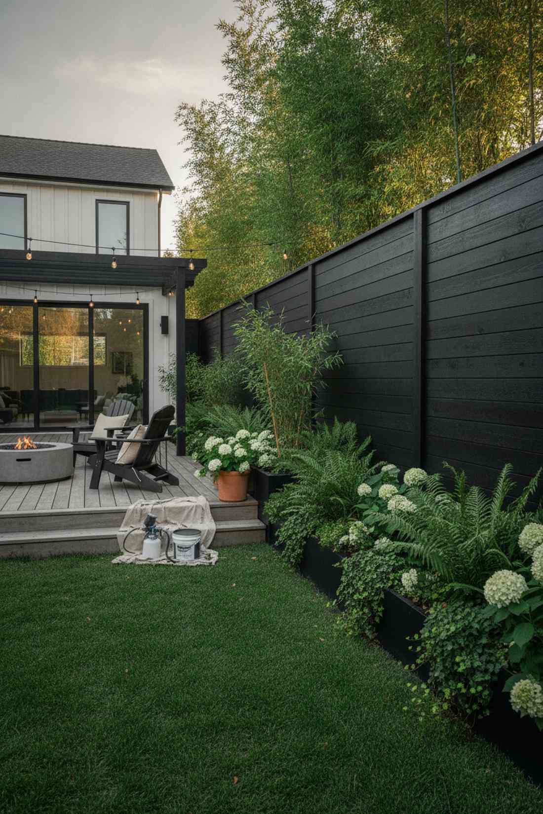 painted fence refresh