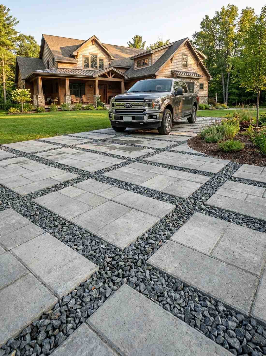 permeable pavers gravel joints