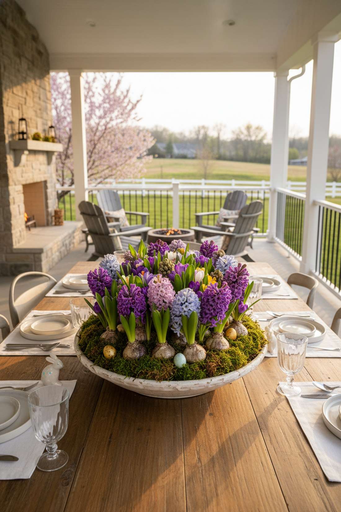 spring bulb garden