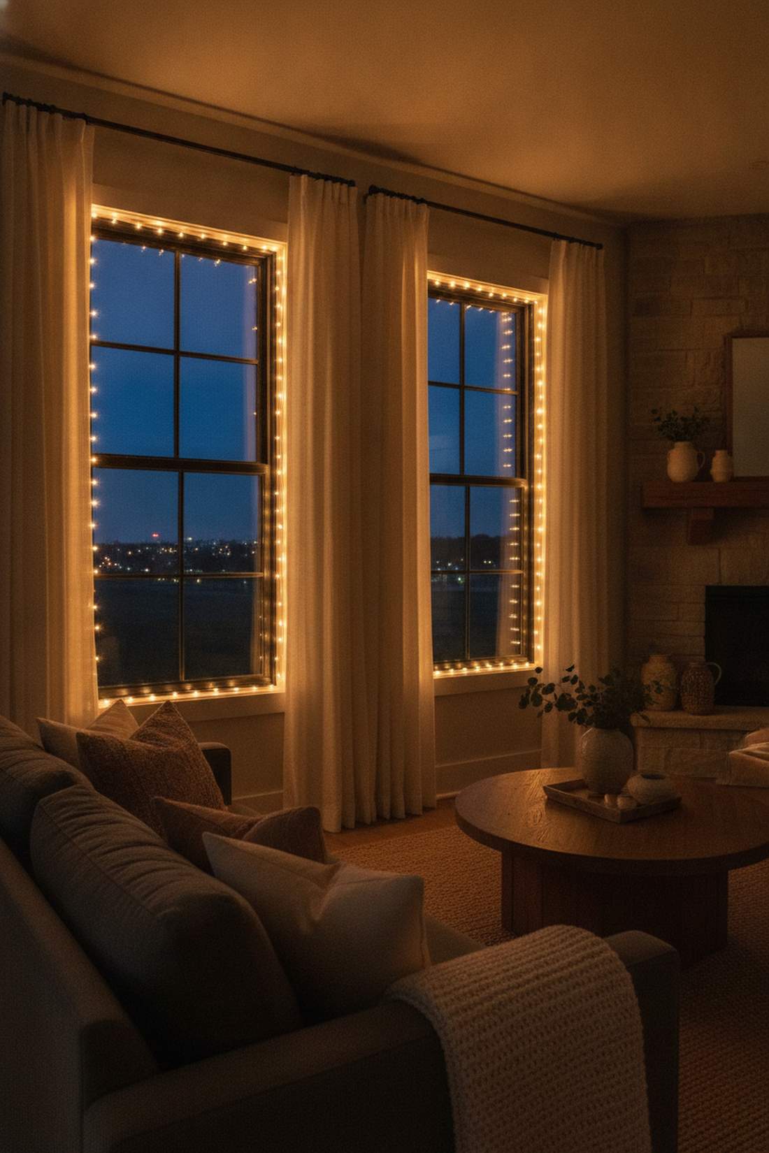 window frame interior border