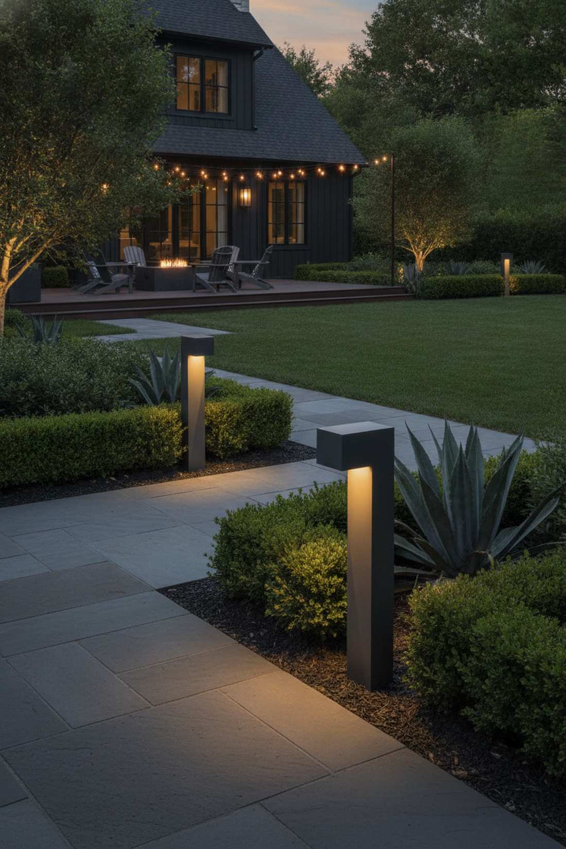 asymmetric geometric fixtures