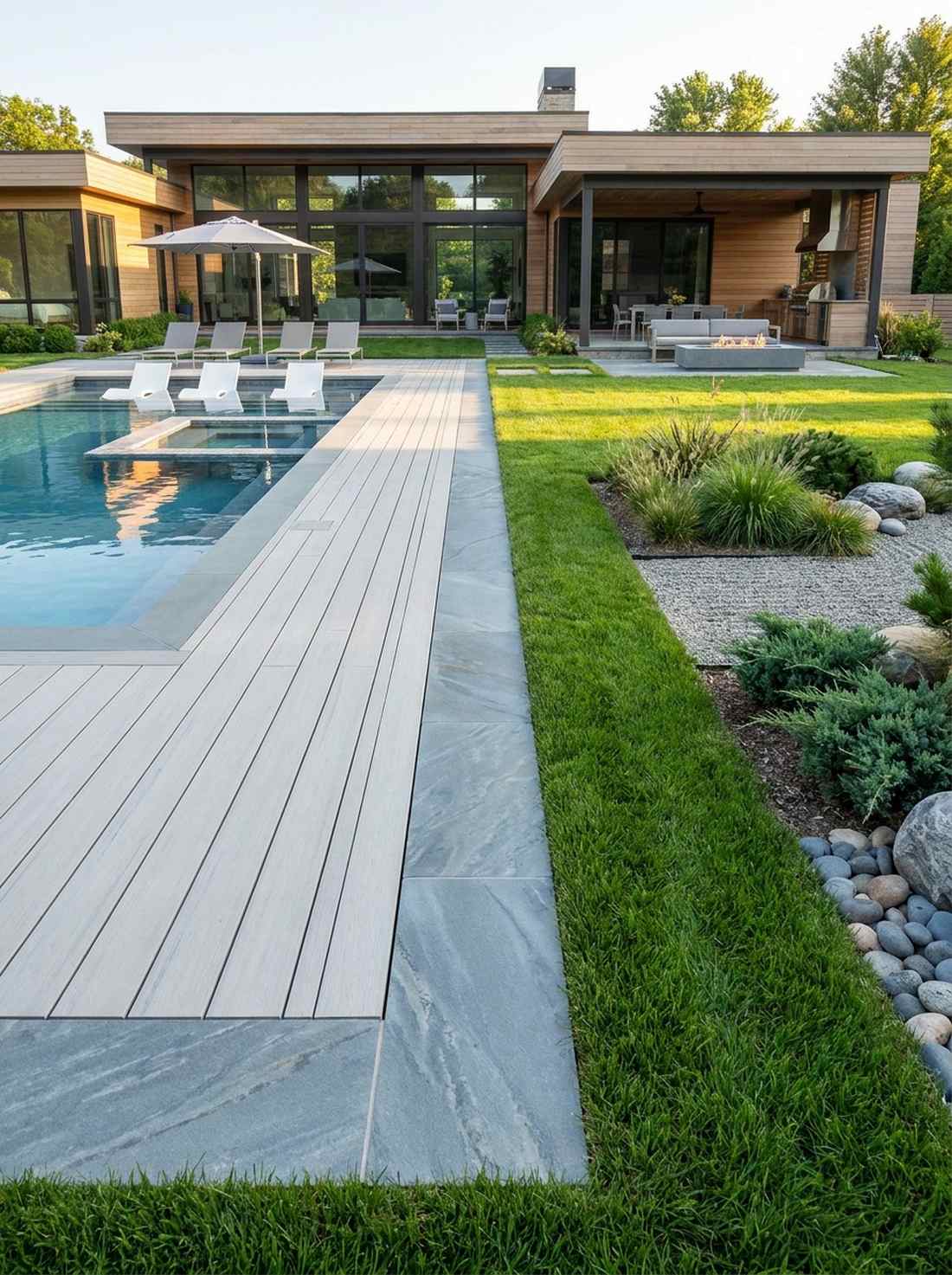 cut bluestone linear edging