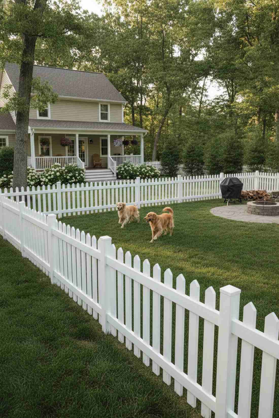 dog ear picket fence