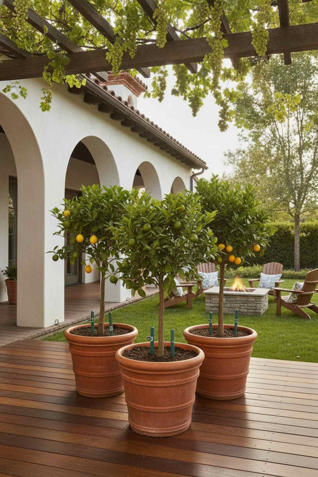 edible container patio garden