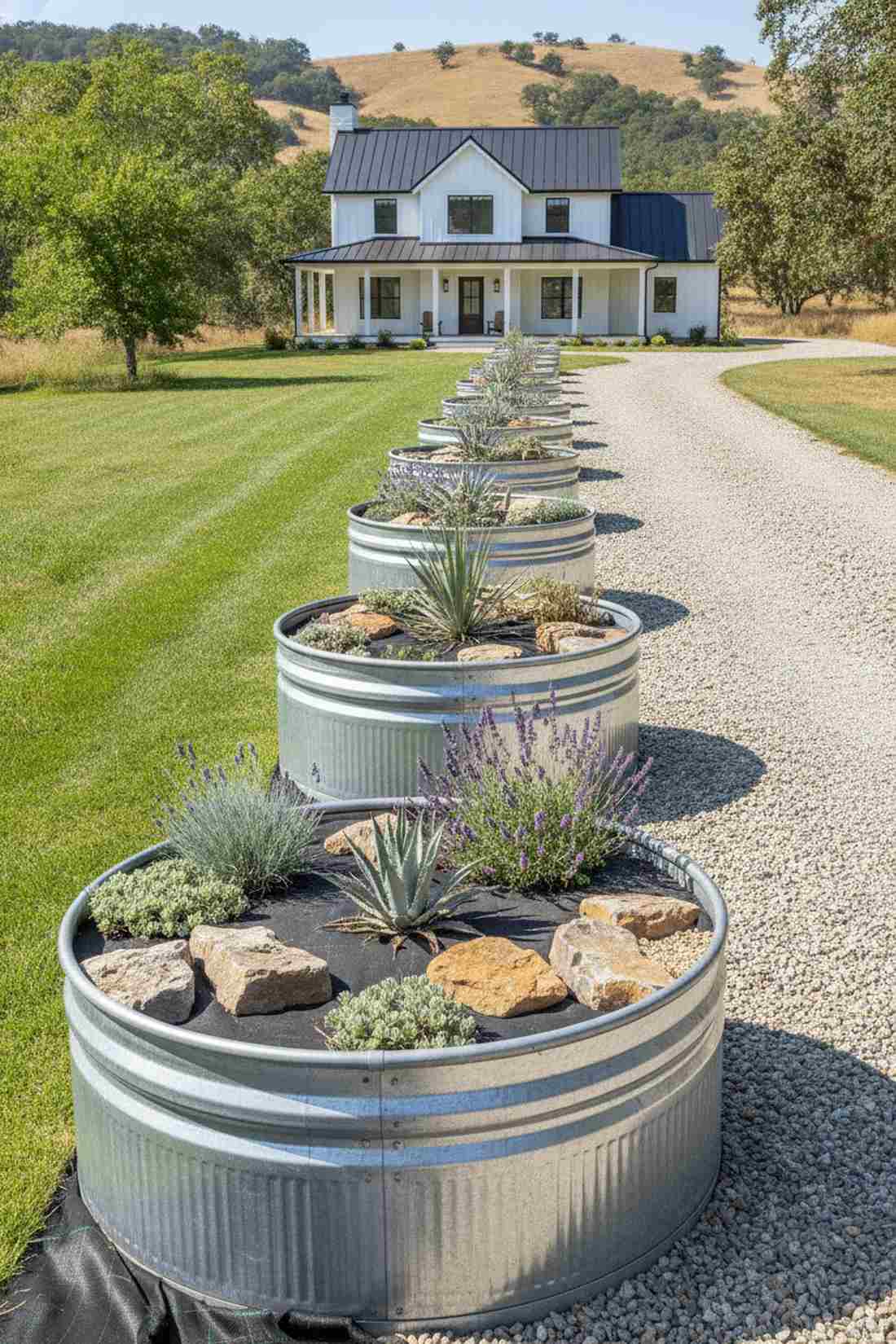 galvanized trough alpine collection
