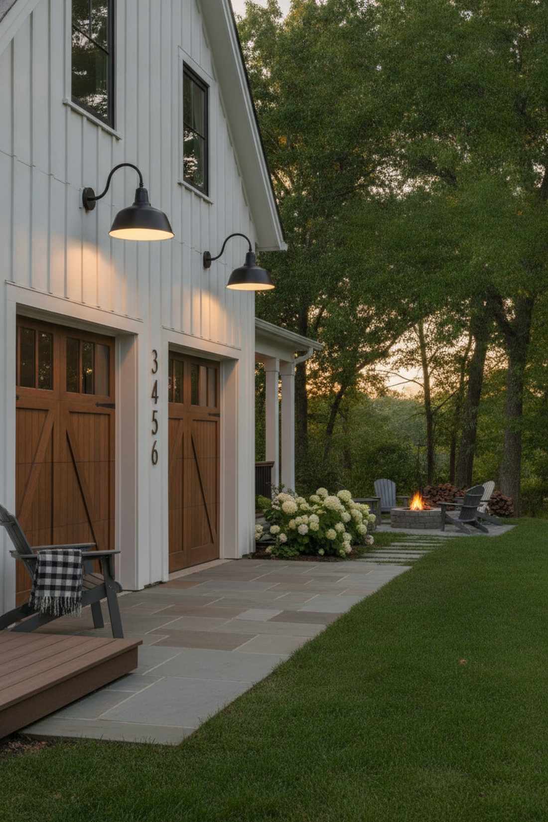 gooseneck barn sconces