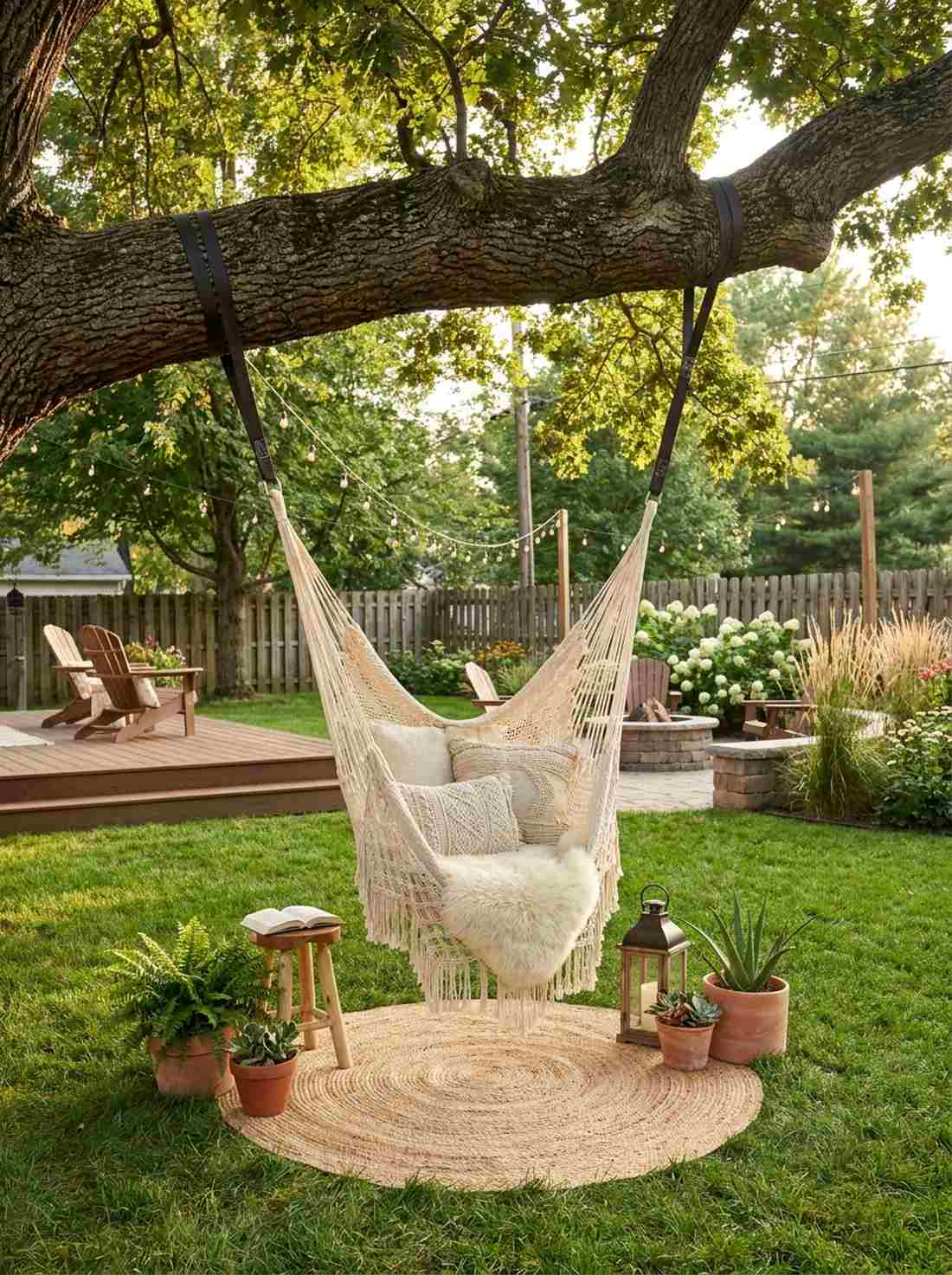 hammock swing relaxation zone