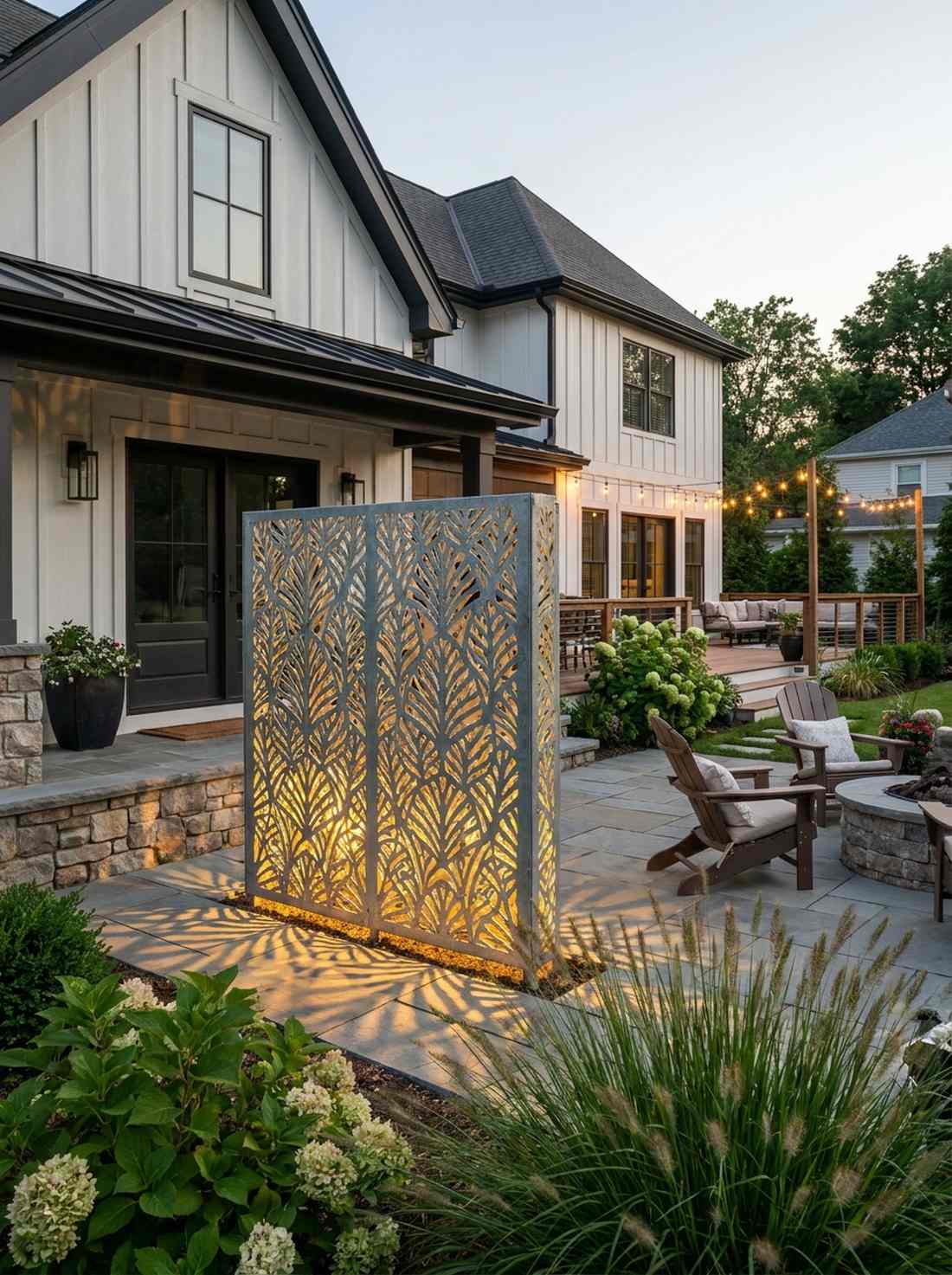 laser cut metal panels