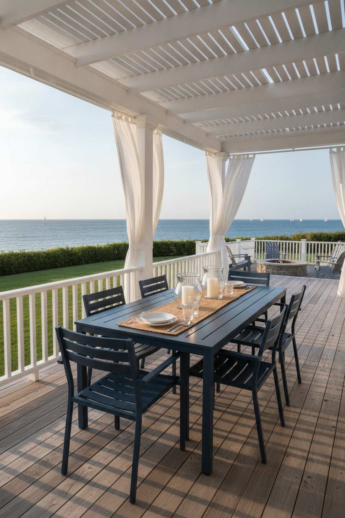 navy dining sets