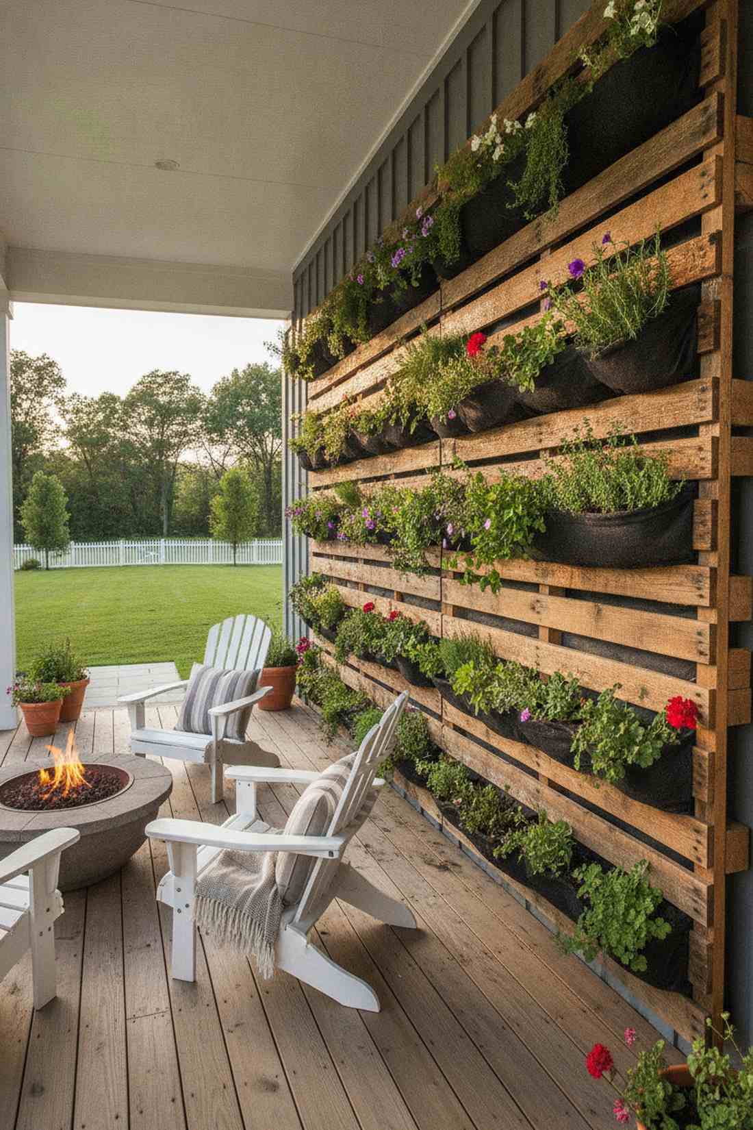 pallet wall gardens