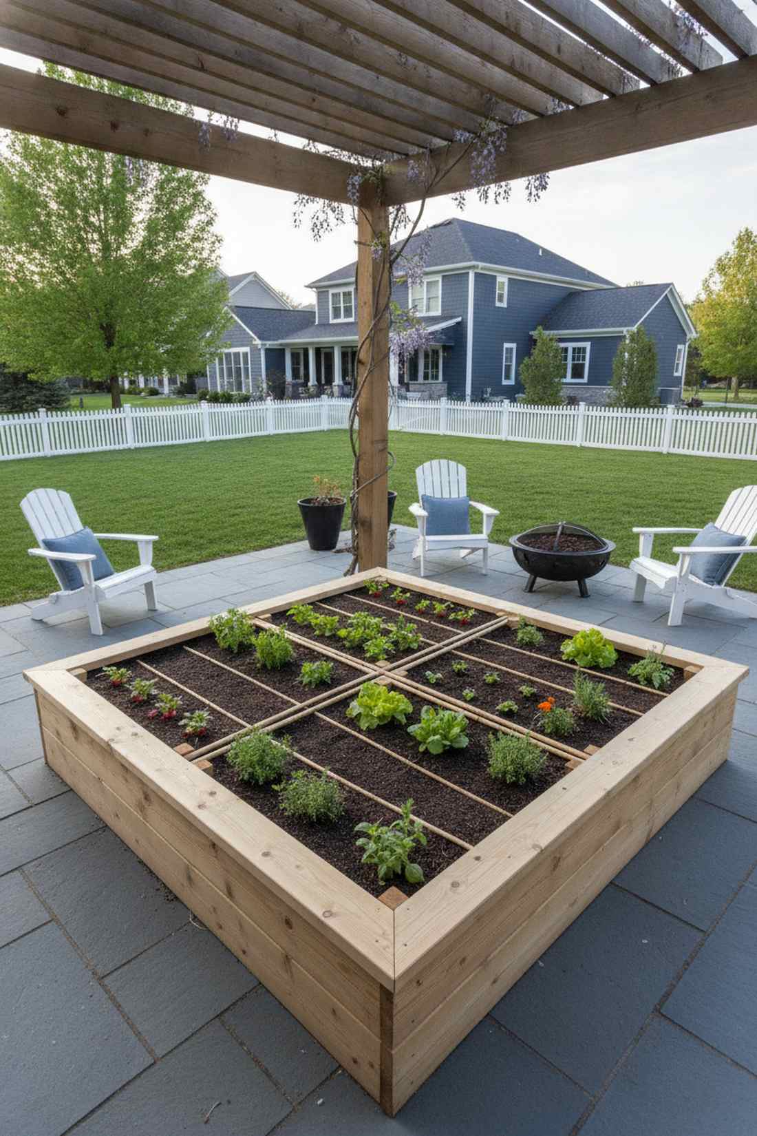 raised platform 3x3 grid