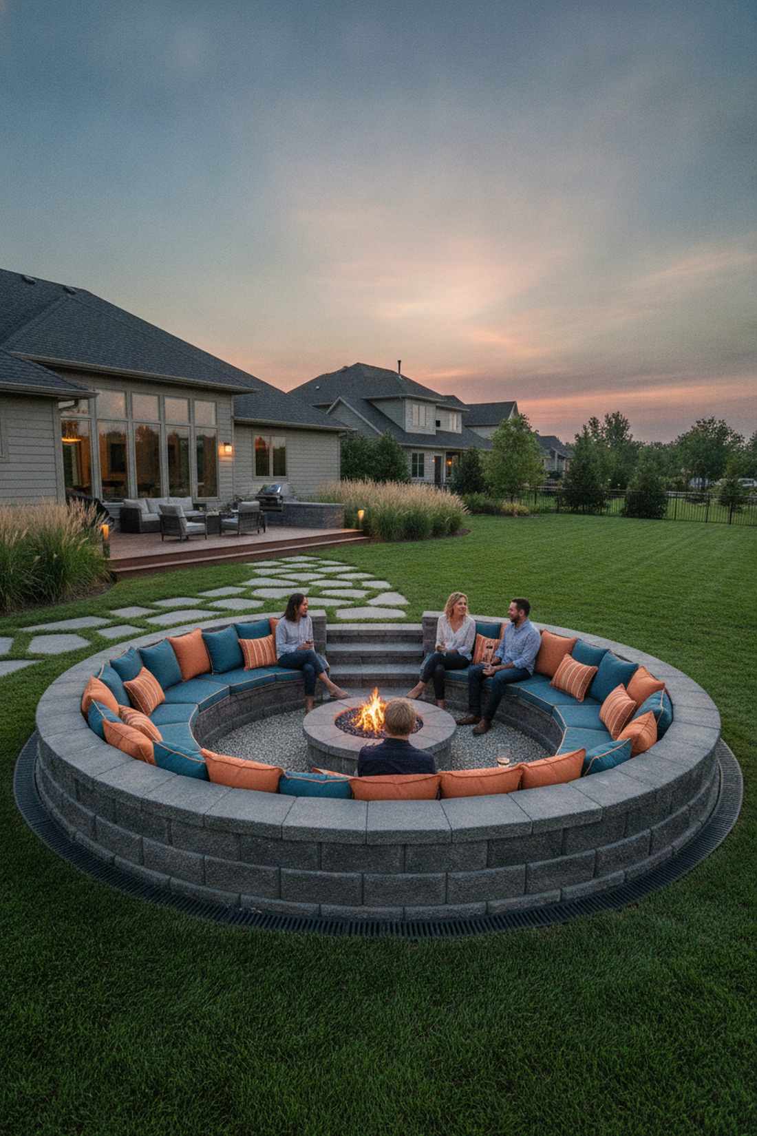 sunken conversation pits