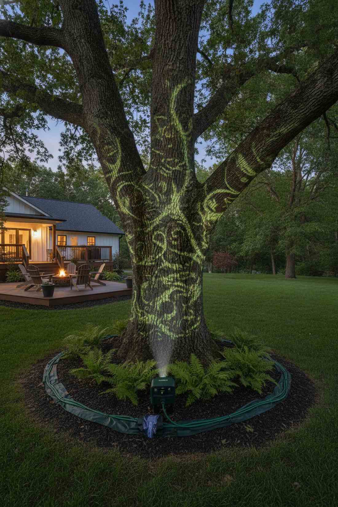 tree shadow animation