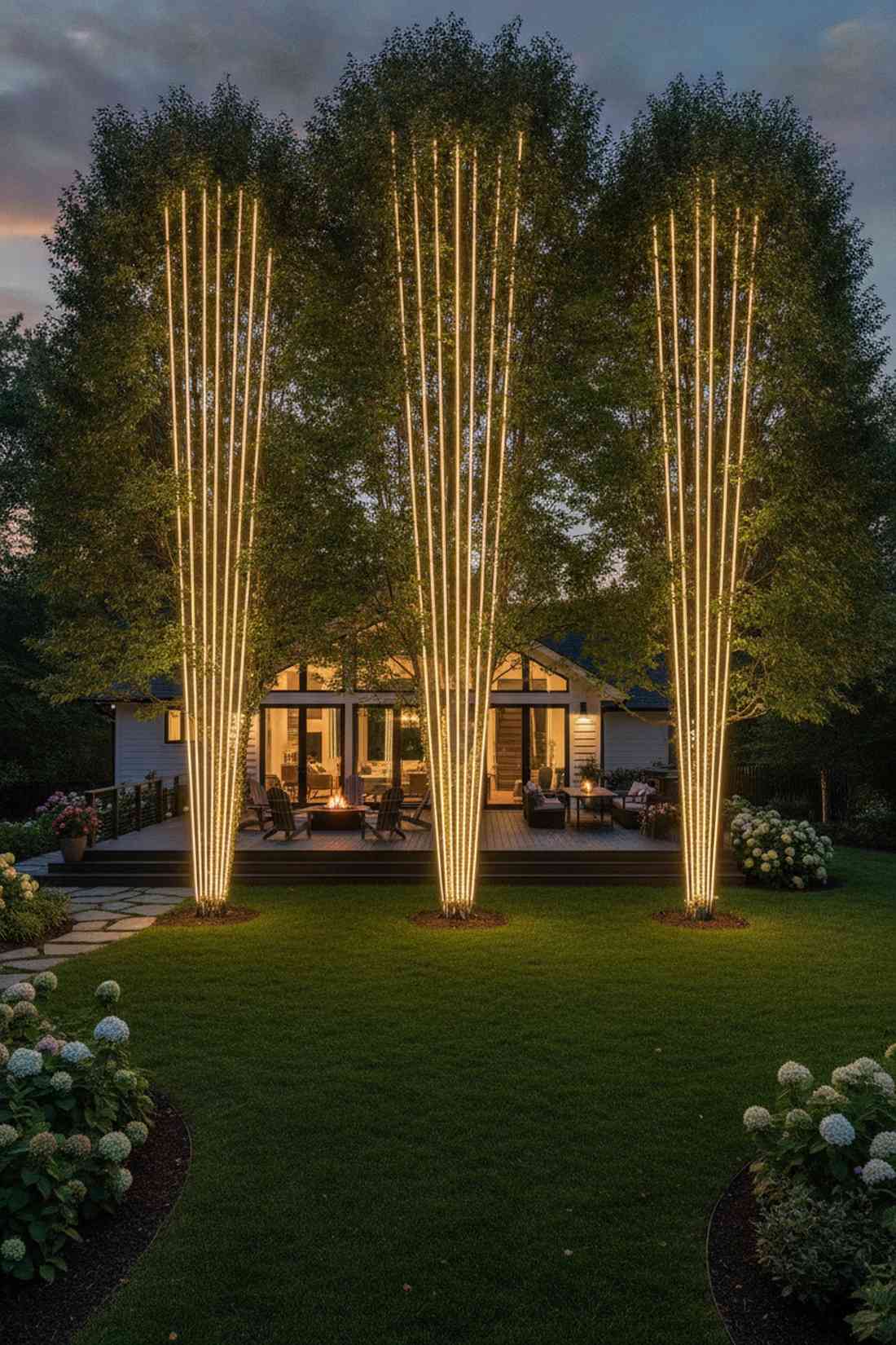 vertical stripe wrapping