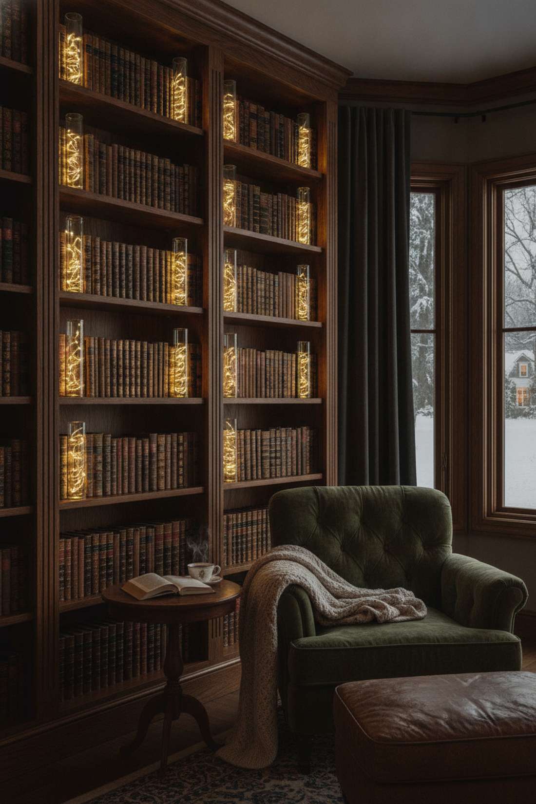 bookshelf integrated lighting