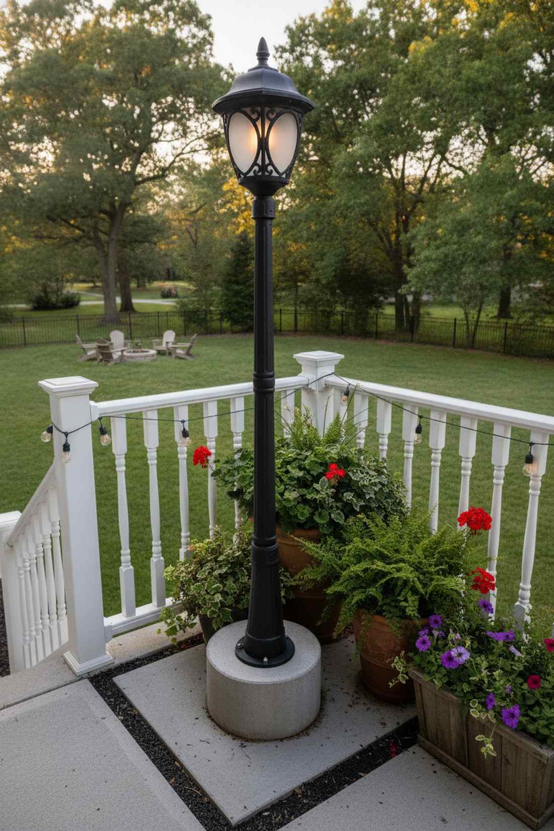 lantern post lighting