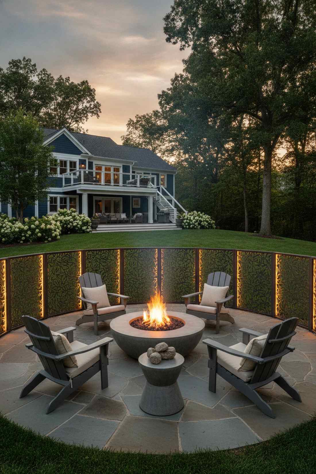 laser cut decorative screen fence