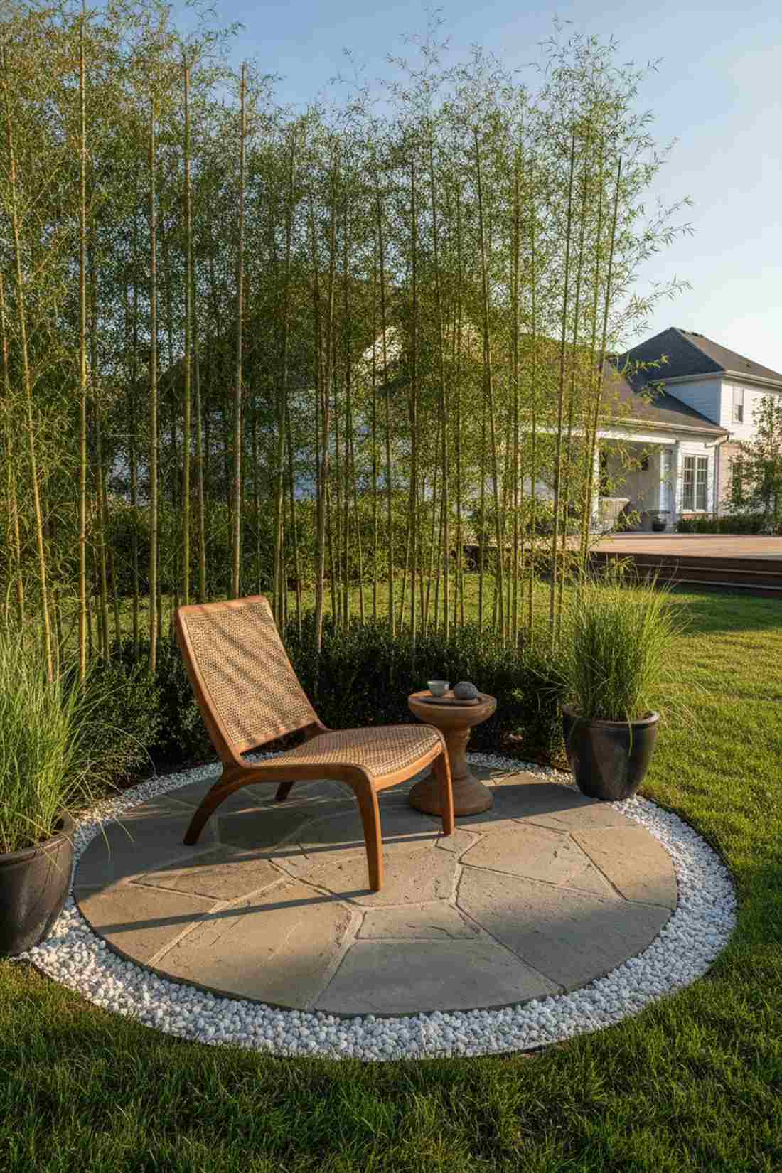 meditation alcove with single seat focus