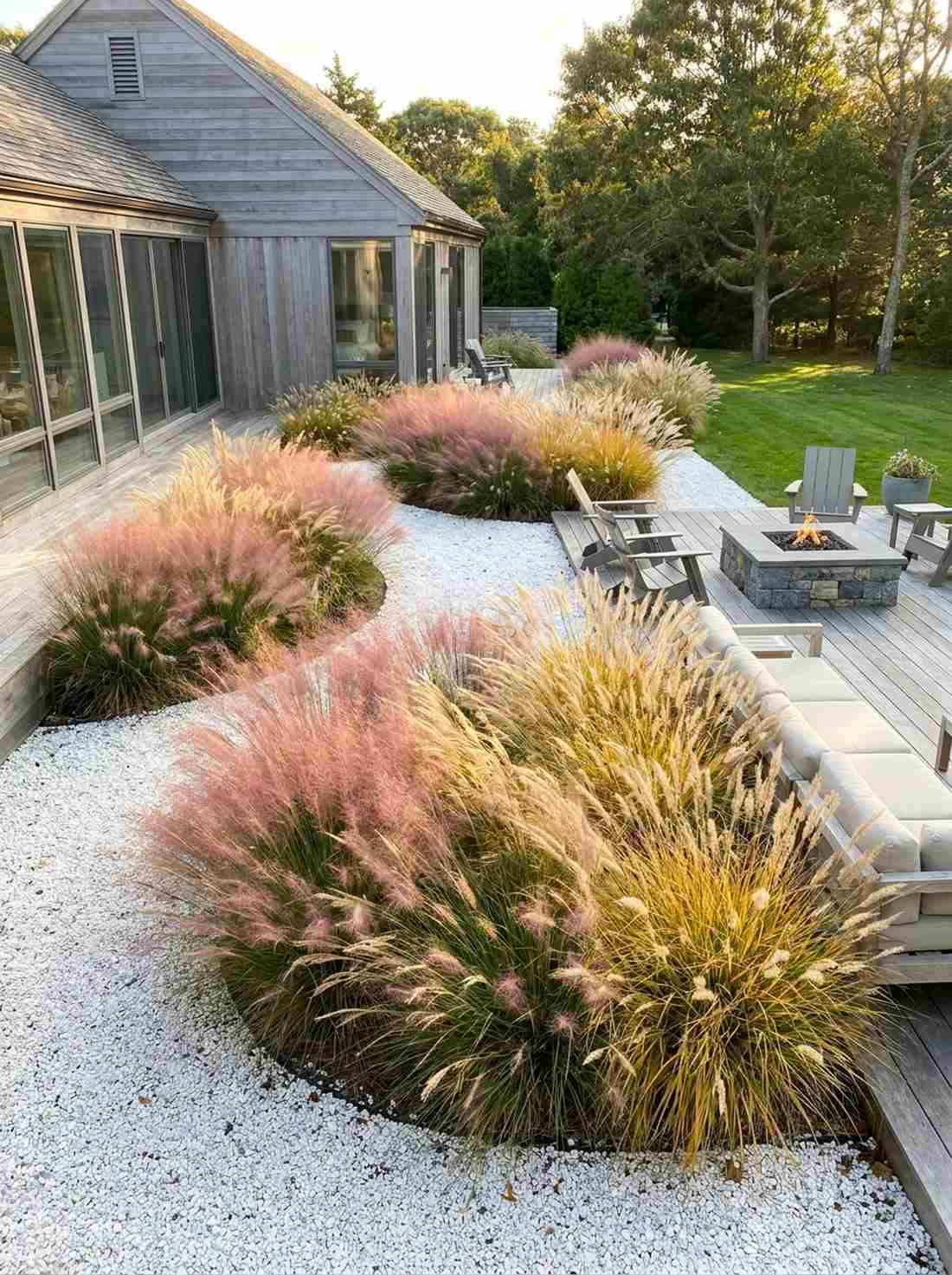 ornamental grass accents