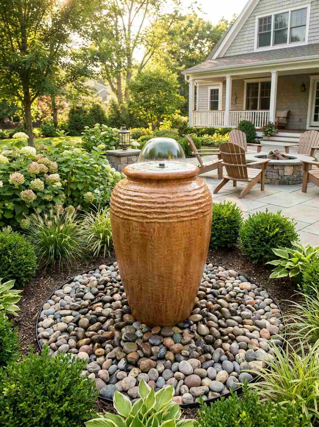bubbling urn feature