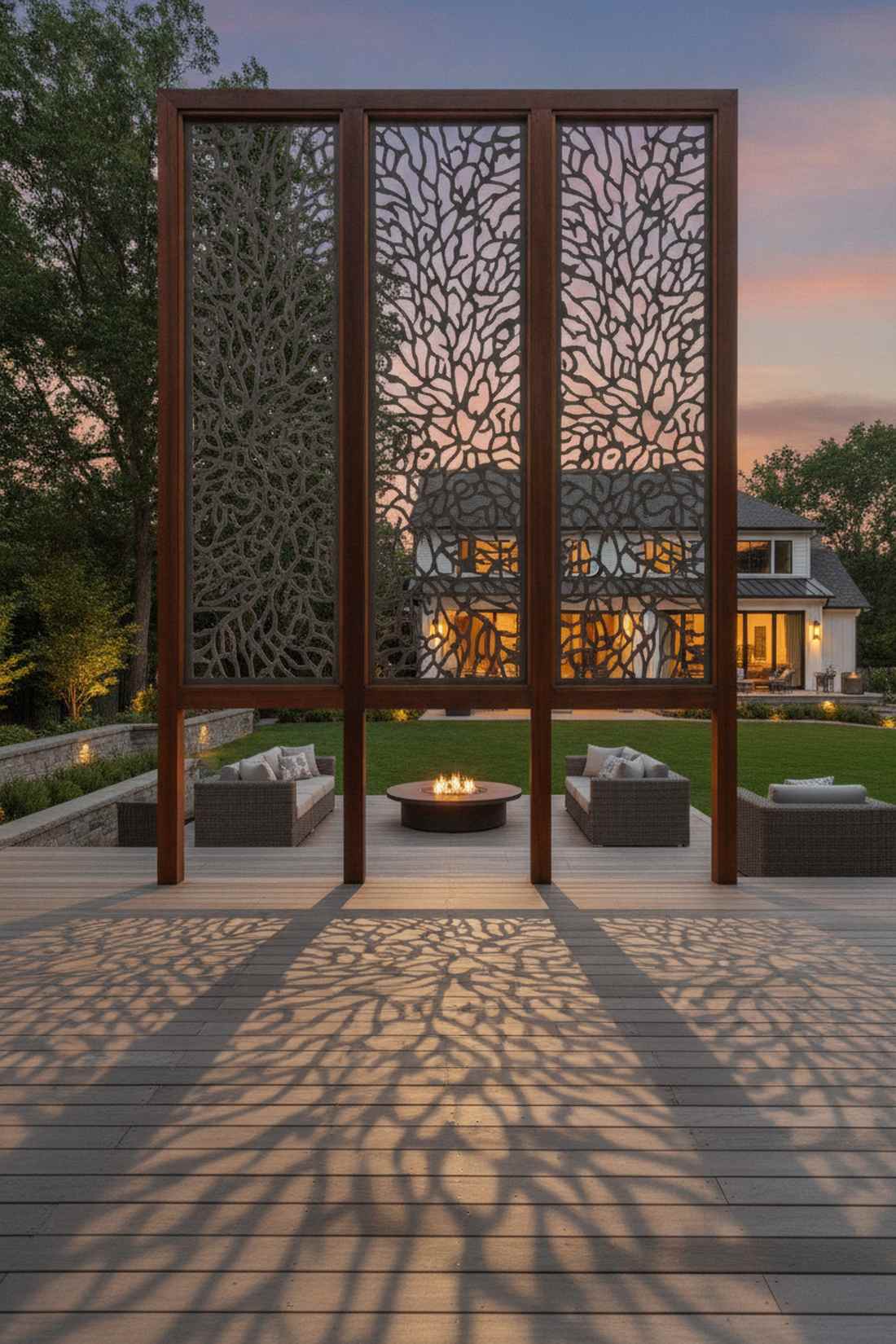decorative metal screen panels