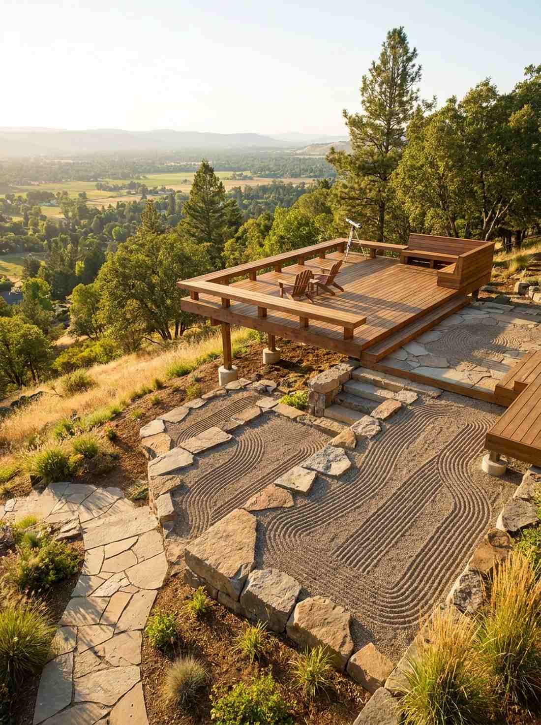 hilltop overlook platform