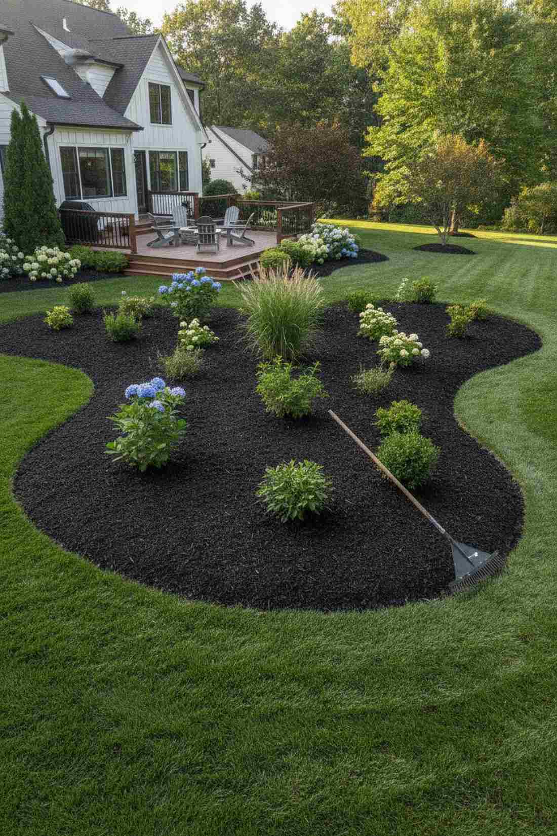 mulch bed refresh
