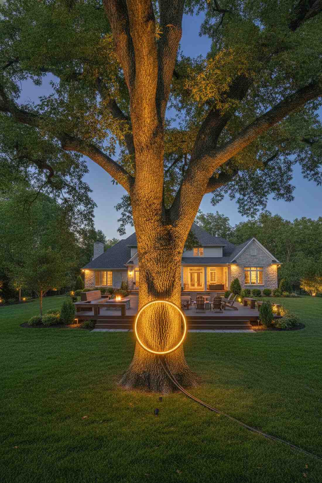 tree trunk wash rings