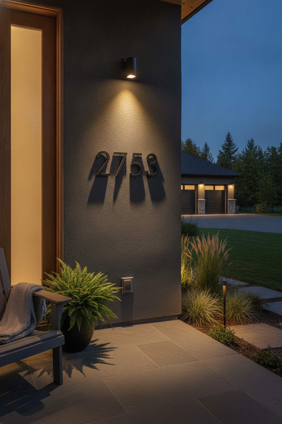 address number illumination