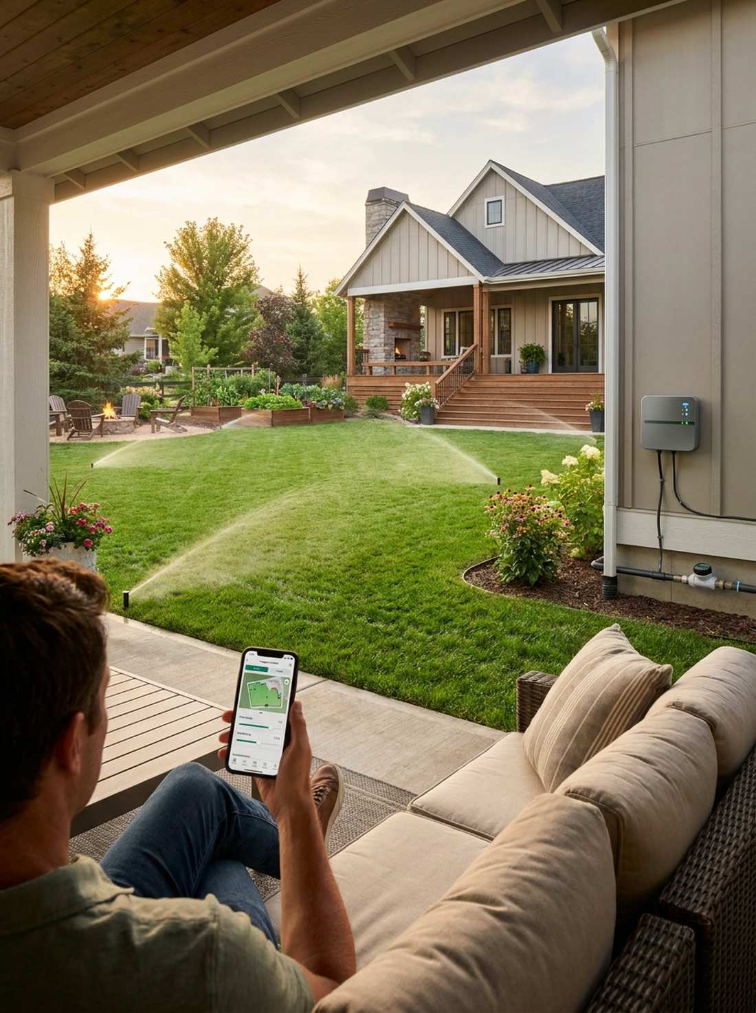 app controlled irrigation