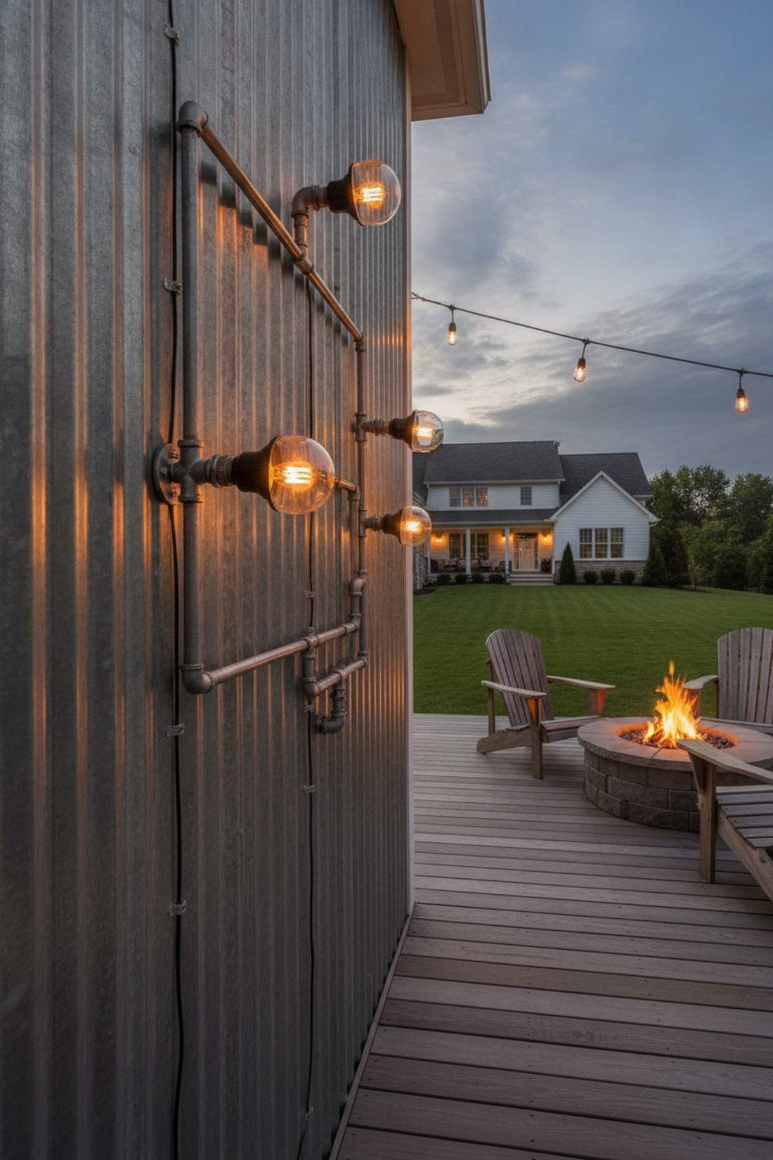 conduit pipe wall fixtures