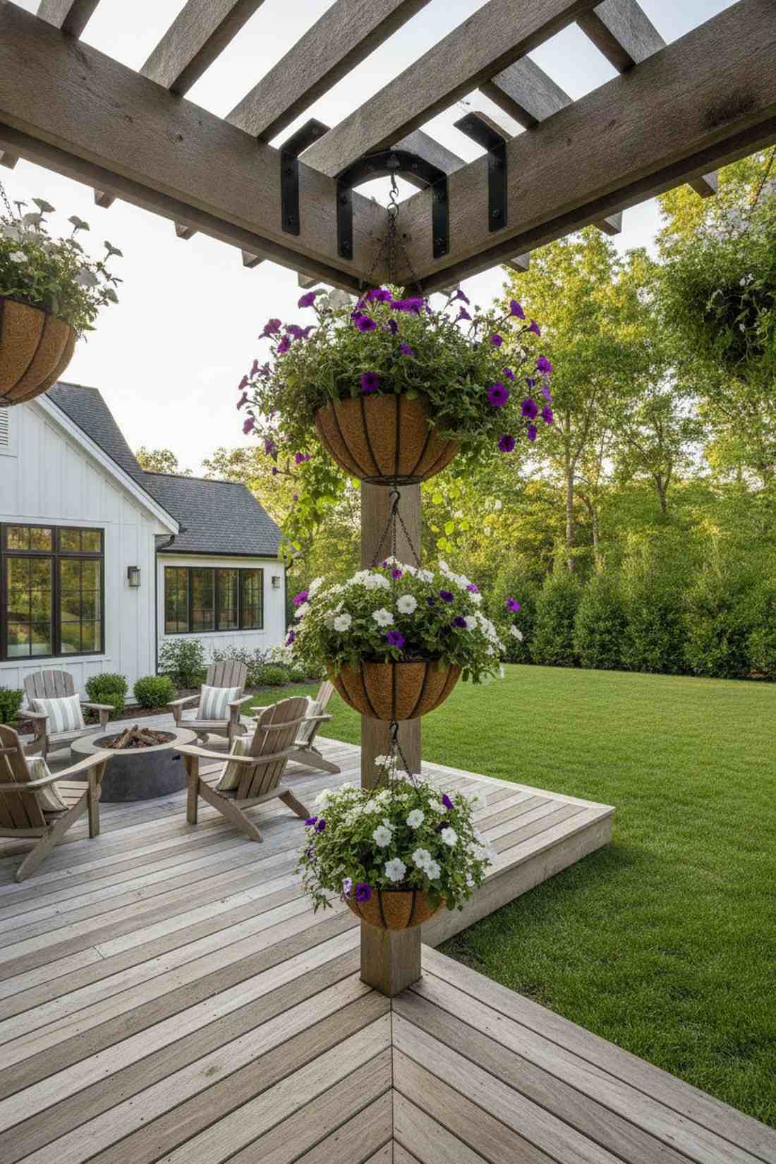 corner hanging clusters