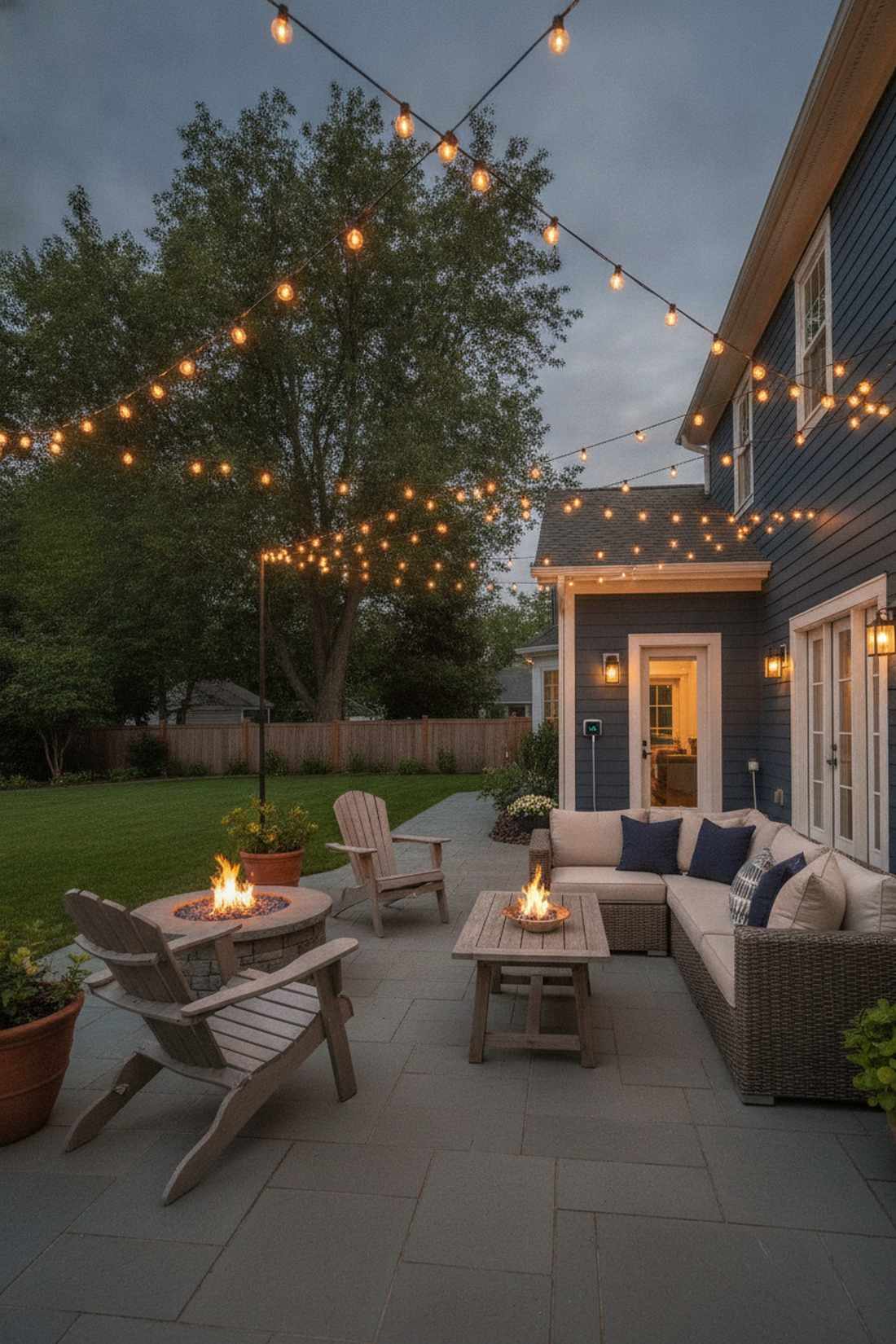 diy string lighting