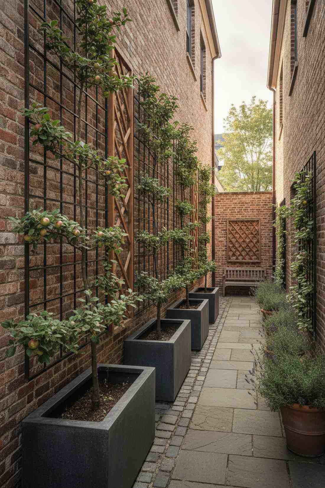 espalier fruit tree containers