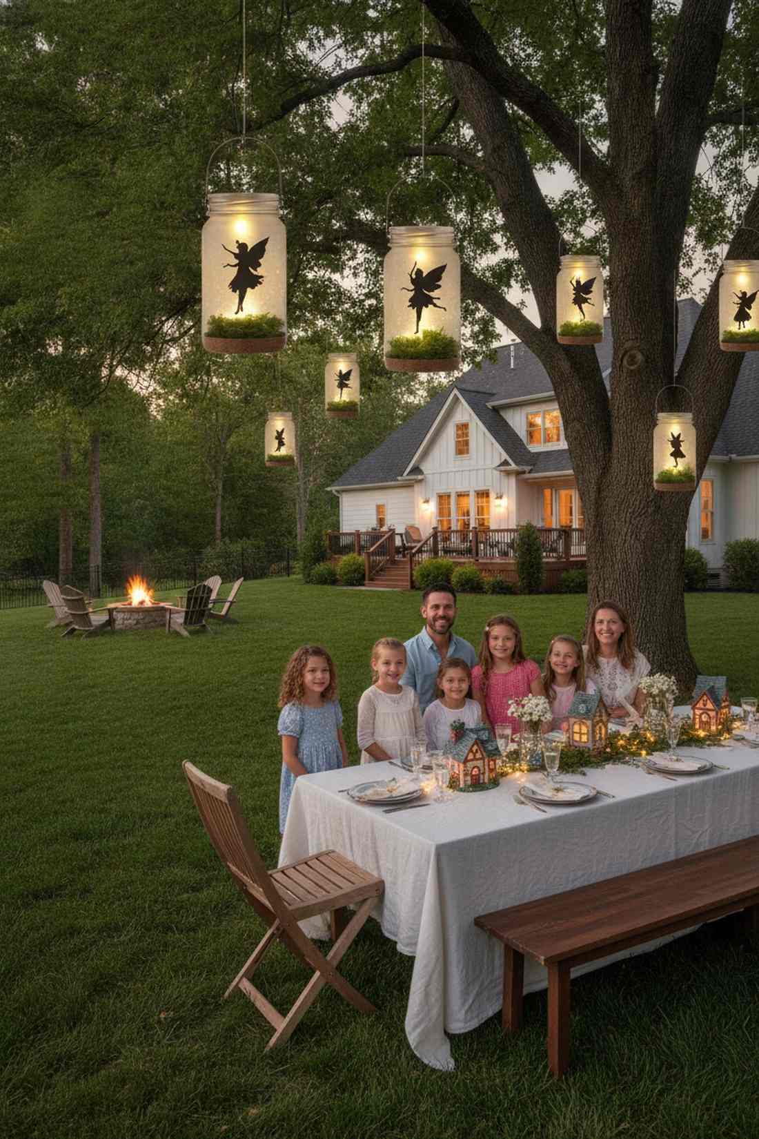 fairy silhouette shadow lanterns