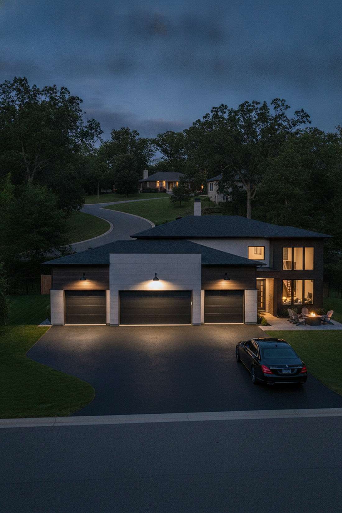 garage area security lighting
