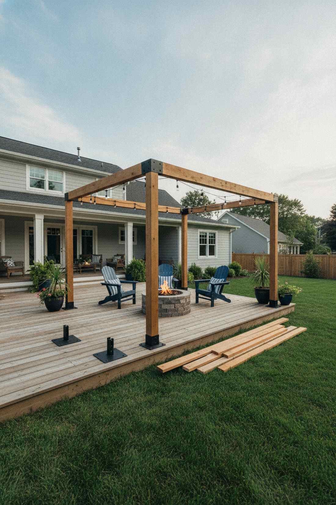 modular expandable pergola system