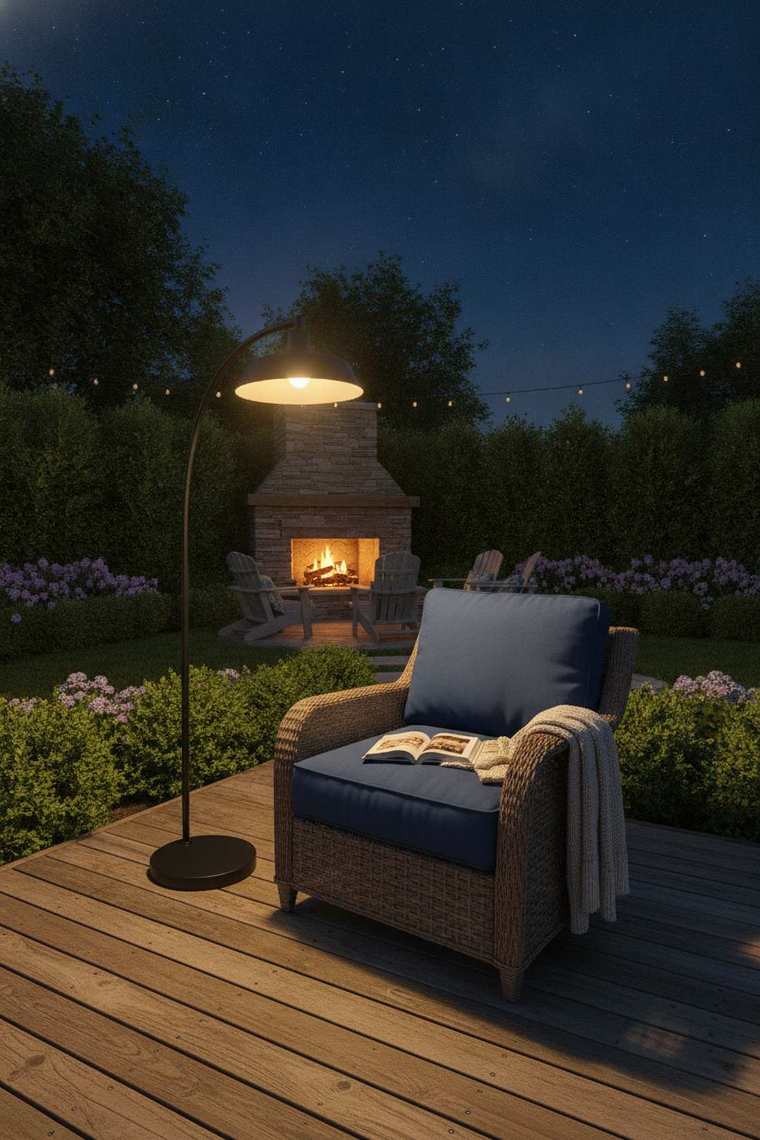 reading nook with task lighting integration