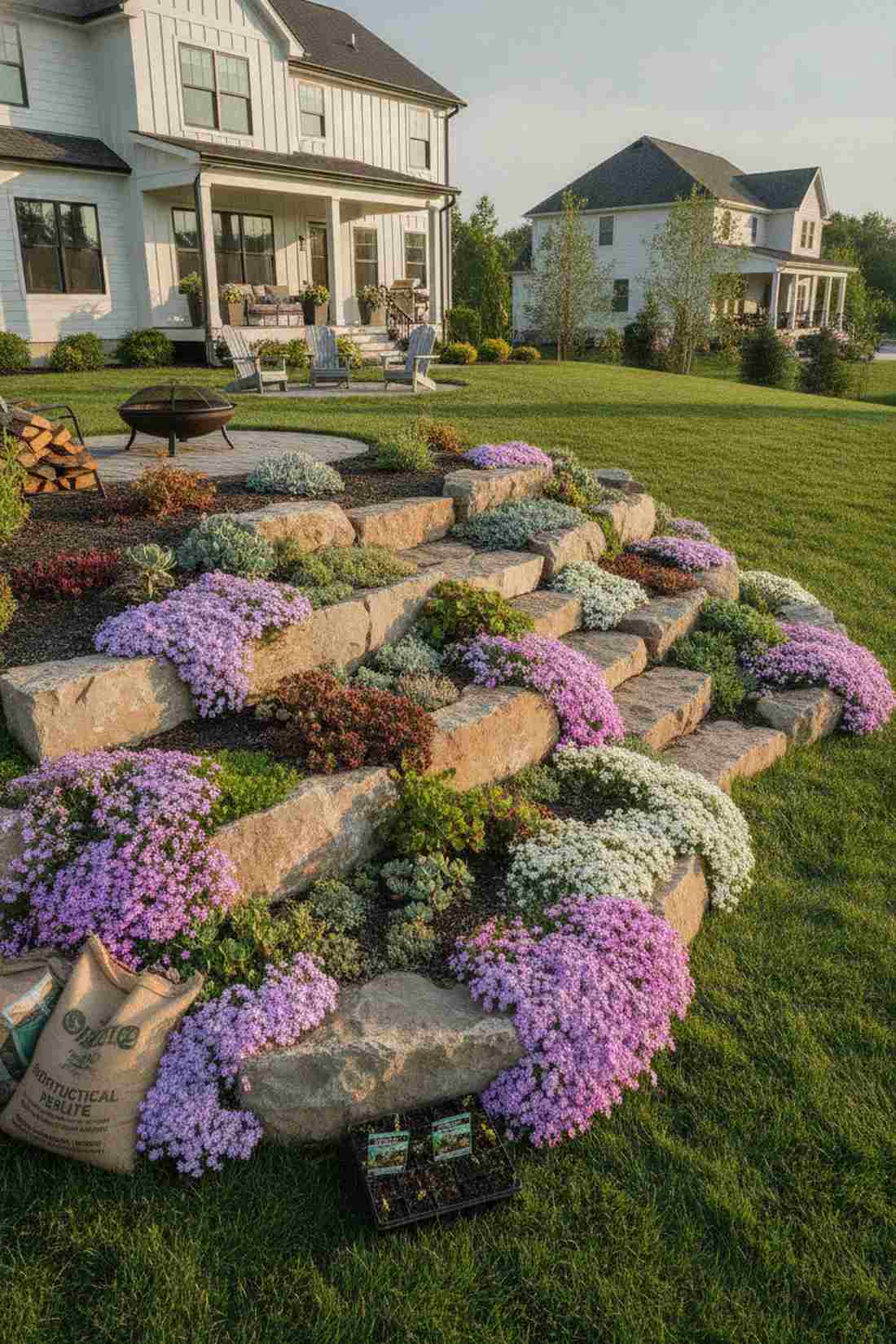 rock garden alpine plants