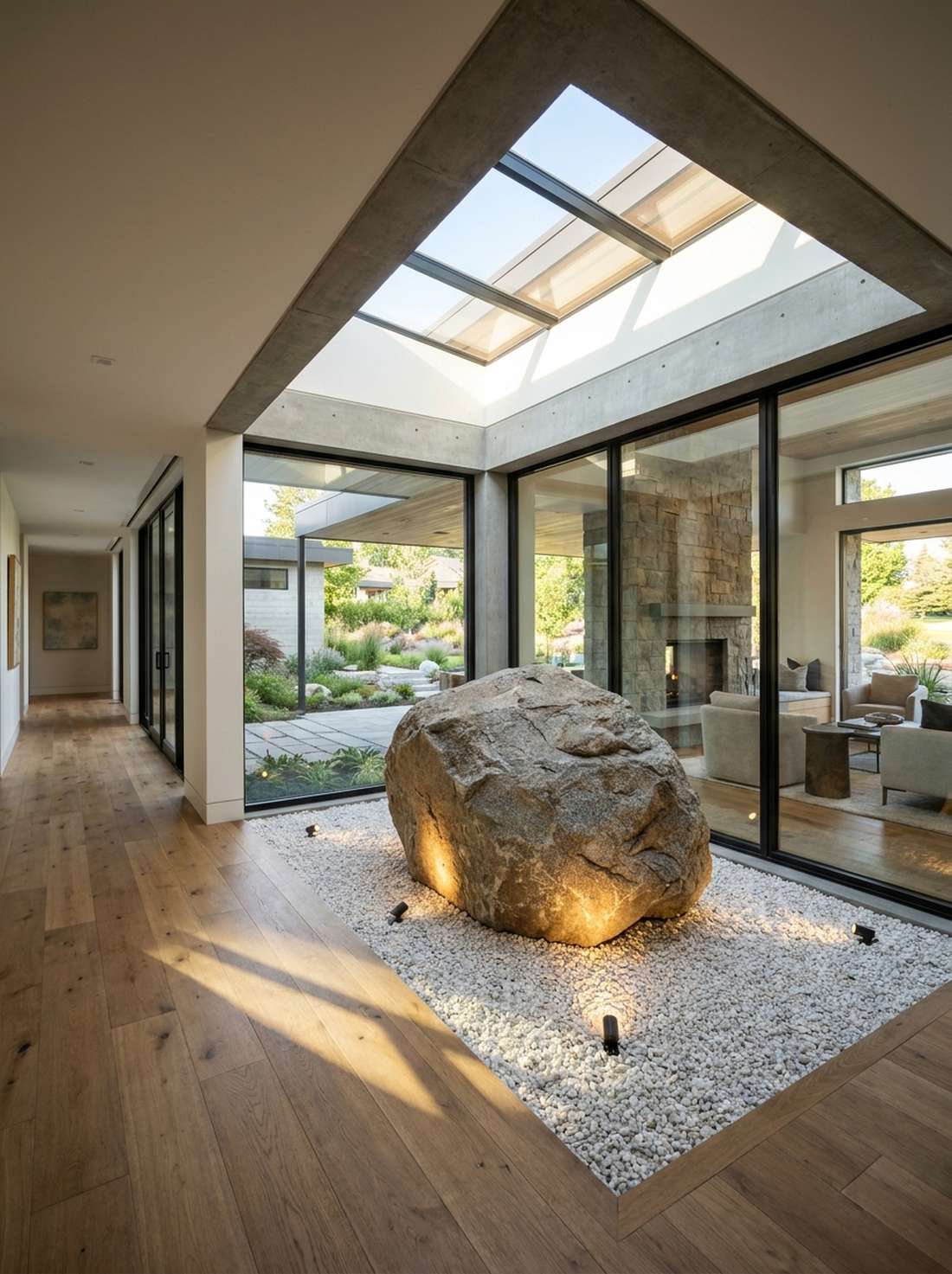 indoor atrium centerpiece