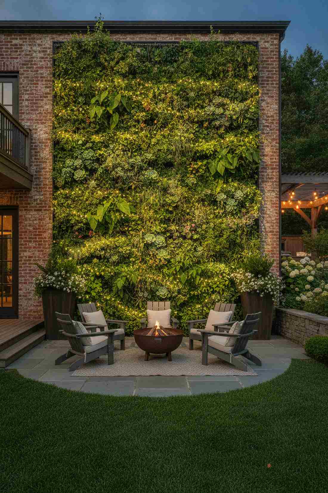living wall integration
