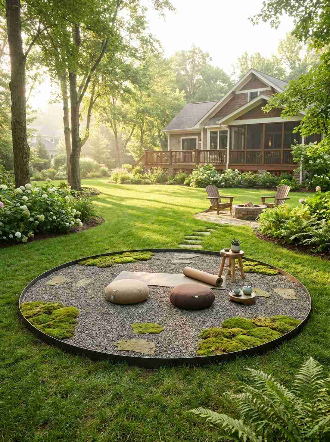 meditation circle enclosure