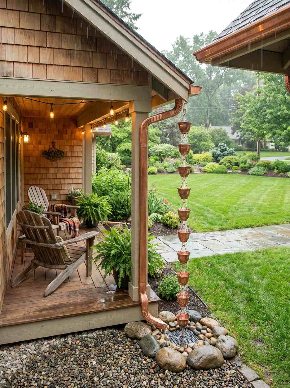 rain chain feature
