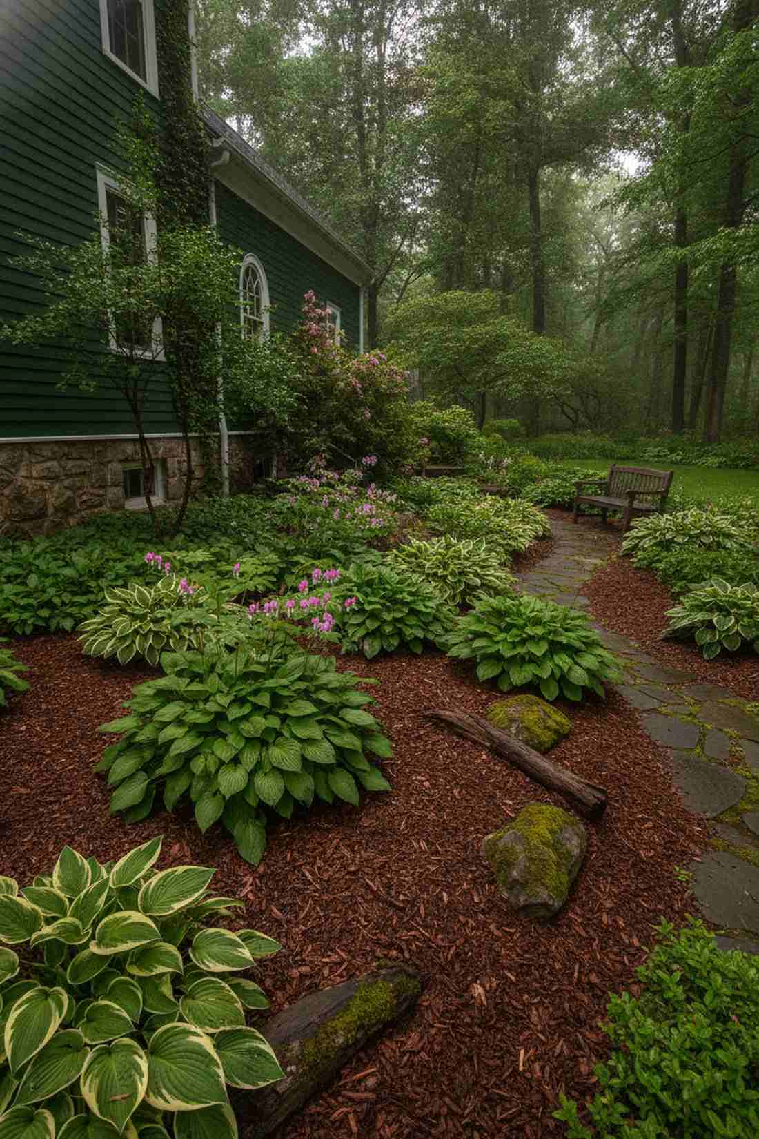 shade garden woodland floor